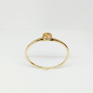 Anillo en oro amarillo con diamantes OP849A.A